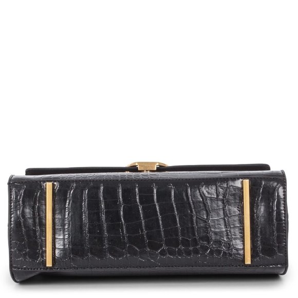 Celine Dion Sonata Croco Handbag - Picture 5 of 10